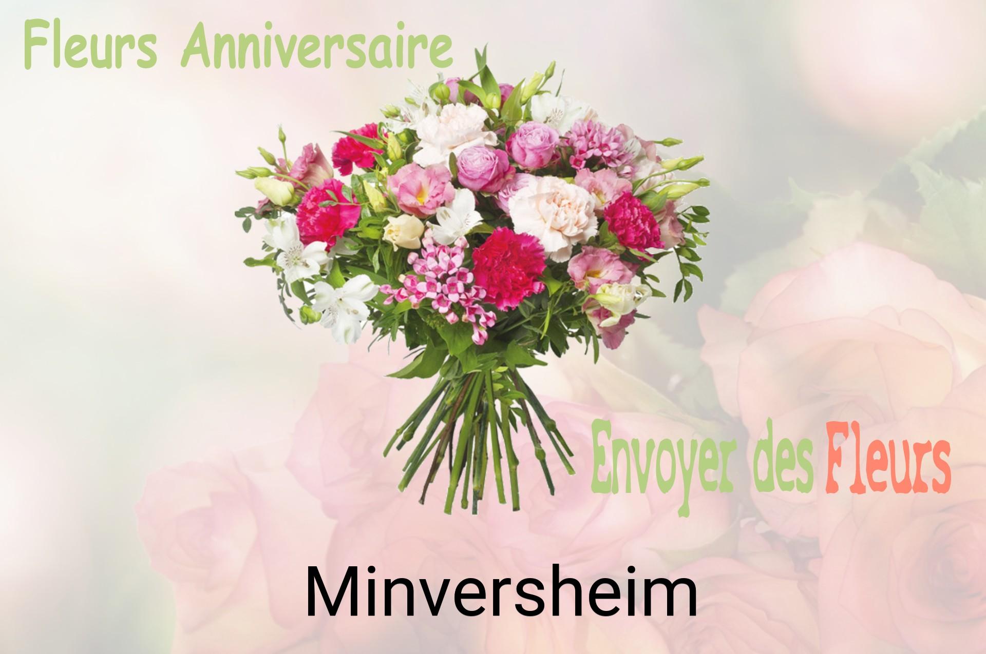 Bouquet de fleurs d’anniversaire livré à Minversheim