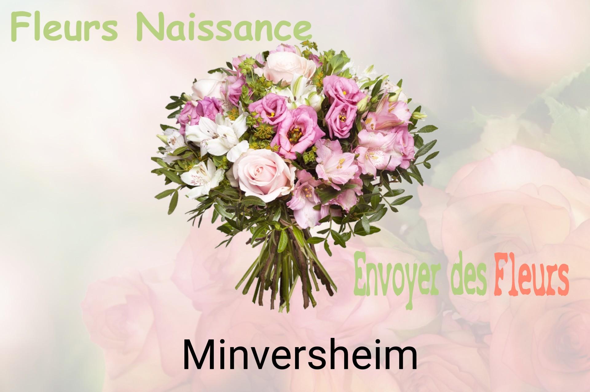 Bouquet de fleurs de naissance livré à Minversheim
